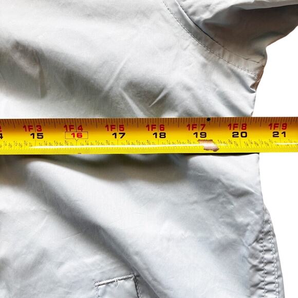 Giordano Waterproof Hooded Rain Jacket Sz XS Blue Elastic Drawstring Packable - Picture 8 of 11